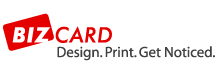 bizcard logo design print Business cards Giveaway from BizCard!