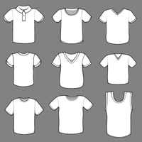 t shirts preview Tutorials and vector packs on Vectortuts