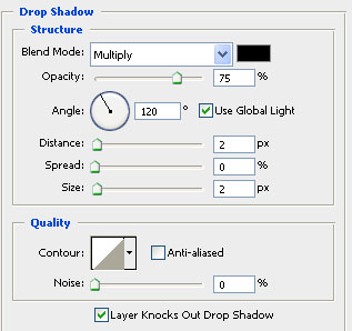 drop shadow 22222 Creating an Amazing Layout Using Texture