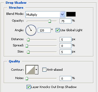 drop shadow Creating an Amazing Layout Using Texture