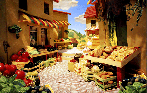 7 Thou shall play with your food!  Creative Food Art 