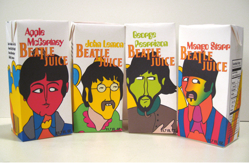 beatlejuice Completely Original Juice Box Packaging