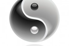 vector ying yang symbol