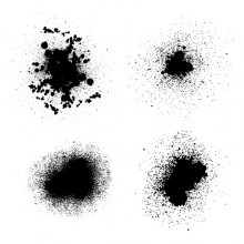 grunge vector set