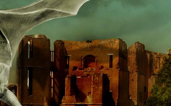  How to create a dragon on a burning castle