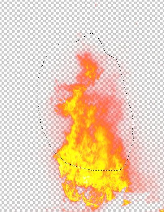 How to create a dragon on a burning castle