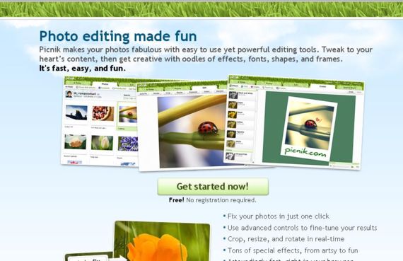 picnik Quick photo editing   Online and FREE