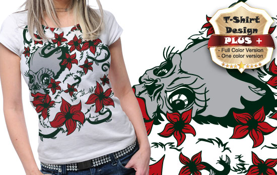 skull tshirt design 36 New vector packs: crests, floral and wings+t shirt designs