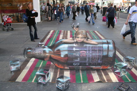 slate1  Amazing anamorphic illusions   Creative Art