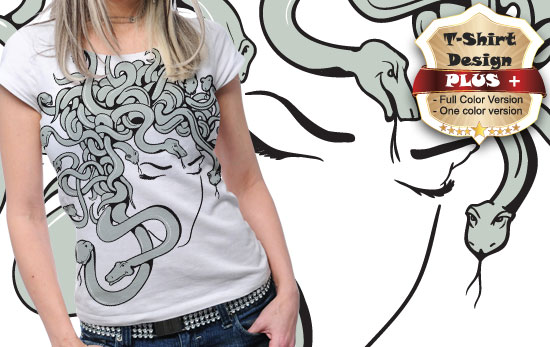 snake t shirt design plus 37 New vector packs: crests, floral and wings+t shirt designs