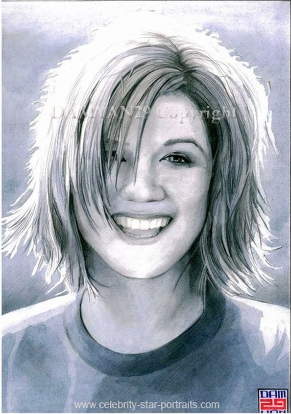 Kelly Clarkson Large Portrait 32 Masterful Portraits of Celebrities