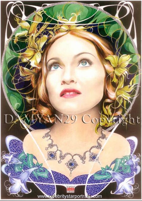 MadonnaDeco2 big 32 Masterful Portraits of Celebrities