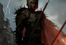 knight holding a spear