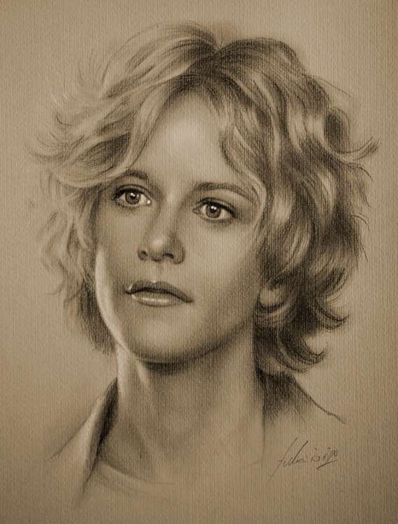 pencil skteches 102 32 Masterful Portraits of Celebrities