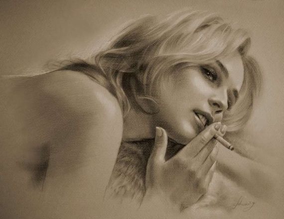 pencil skteches 12 32 Masterful Portraits of Celebrities
