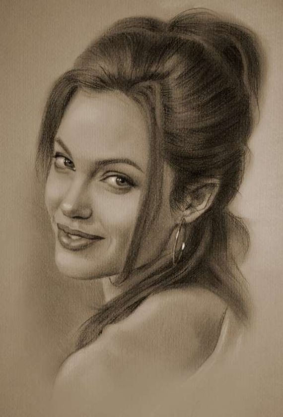 pencil skteches 22 32 Masterful Portraits of Celebrities