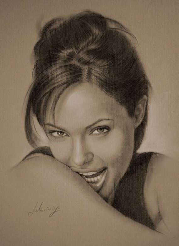pencil skteches 32 32 Masterful Portraits of Celebrities