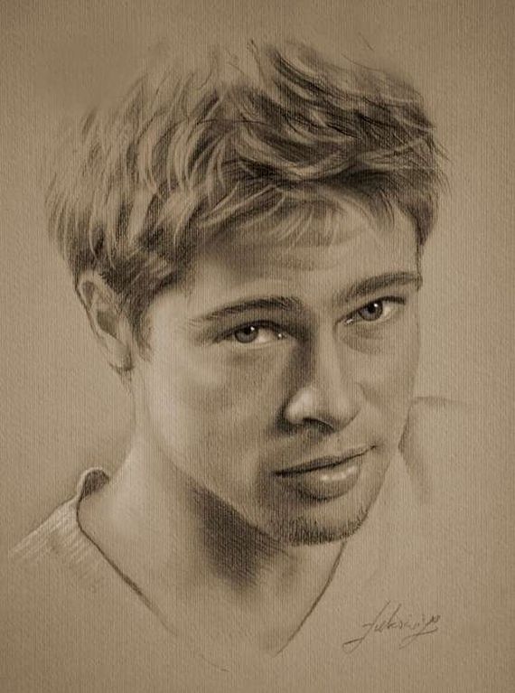 pencil skteches 42 32 Masterful Portraits of Celebrities