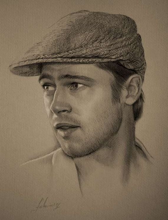 pencil skteches 52 32 Masterful Portraits of Celebrities