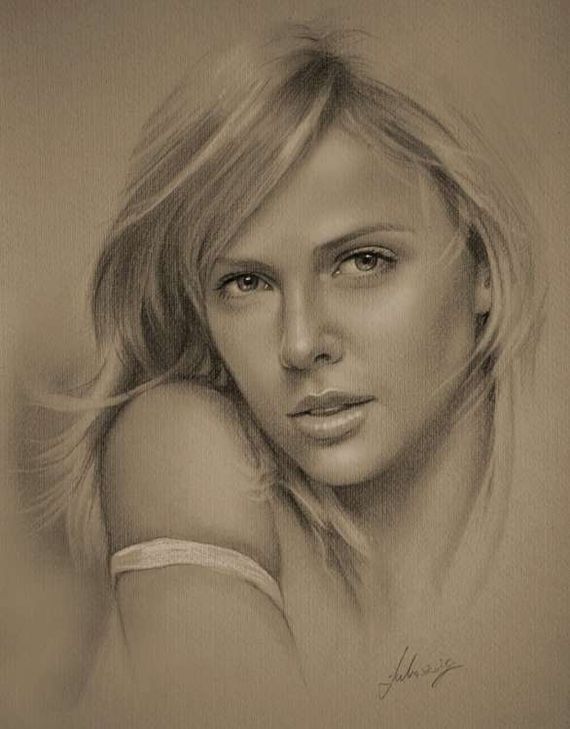 pencil skteches 62 32 Masterful Portraits of Celebrities