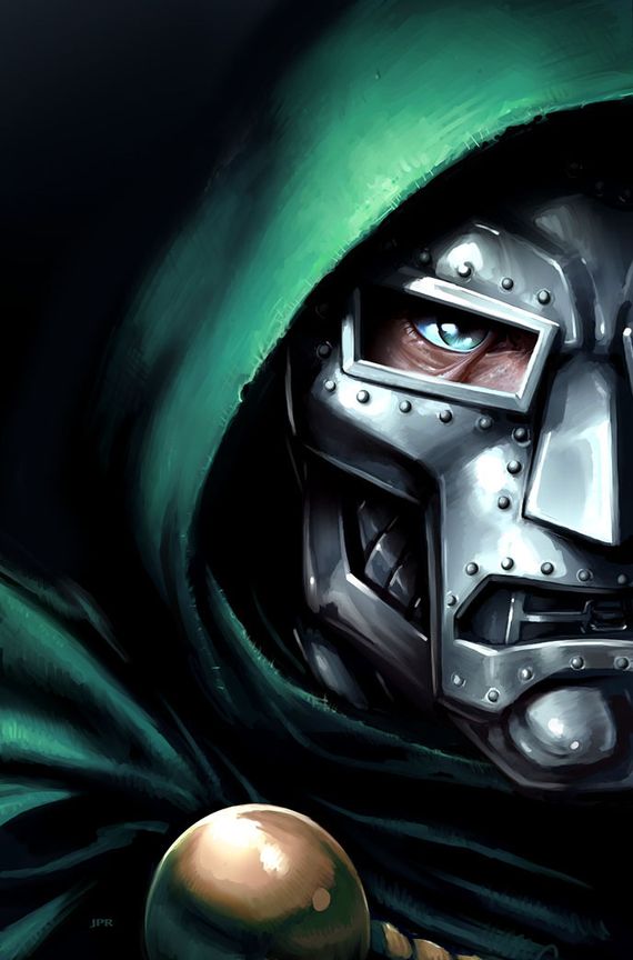 DOOM by JPRart Fan Art: Awesome cartoon villains