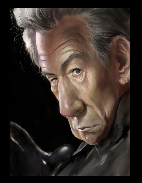 Magneto  Ian McKellan by artofant Fan Art: Awesome cartoon villains