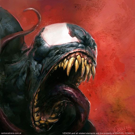 Venom by artbycarlos Fan Art: Awesome cartoon villains