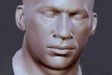 bald man sculpture