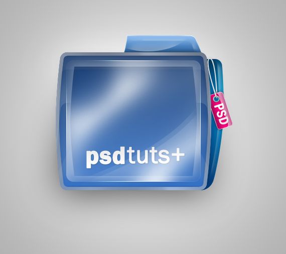 blue folder icon Photoshop Tutorials Roundup   March, 2010
