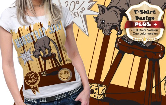cat vector plus tshirt design 68 New vectors: Torn paper scrolls, Vintage Mega Pack 9 and 11 Plus Tees Designs