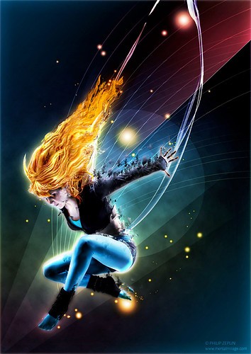 coloursfireflickrsfinestgirlglowhair f275ffb17c10e368e1579e0ee80517f3 h1 52 Breathtaking photo manipulations of girls