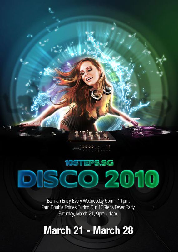 disco girl spinning turntables Photoshop Tutorials Roundup   March, 2010