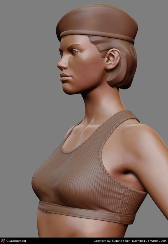 female soldier Artist of the week   Eugene Fokin   Maya, behind the scenes