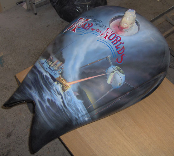 painted petrol tank Artist of the week   Grant Hood