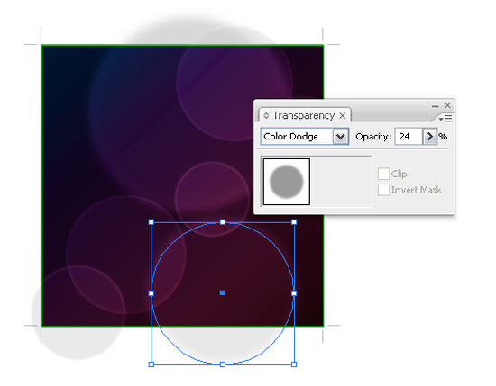 pasul 11 Tutorial: How to create a Bokeh vector background in Illustrator