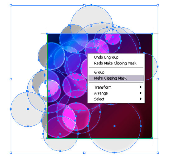 pasul 16 Tutorial: How to create a Bokeh vector background in Illustrator