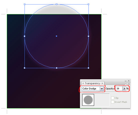 pasul 8 Tutorial: How to create a Bokeh vector background in Illustrator