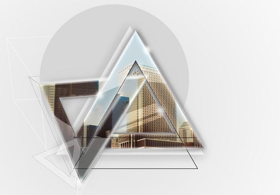 shiny triangles with city reflections Artist of the week   Adrianna Zurek