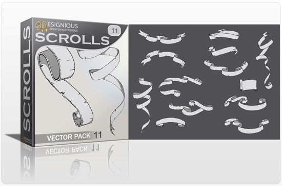 scroll paper vector