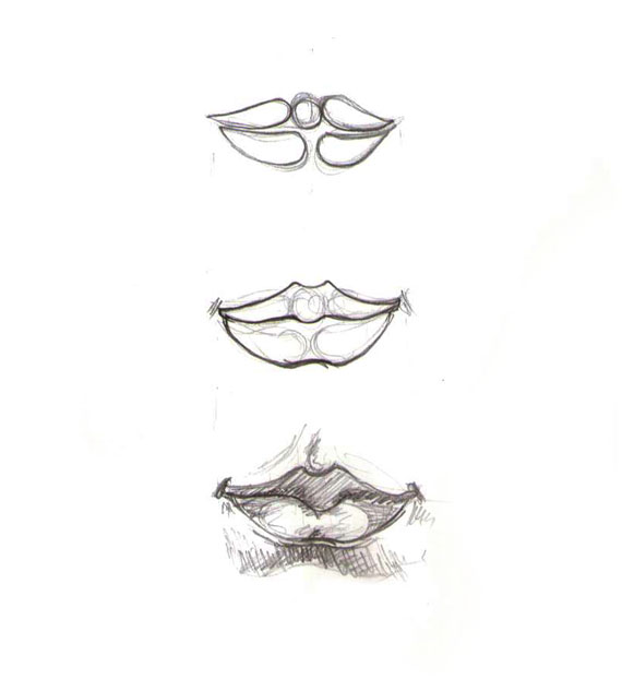 610 Drawing vector portraits Part 4: The Lips