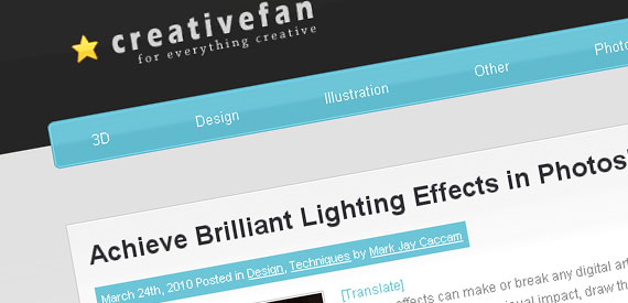 creativefan Photoshop tutorial round up: April 2010