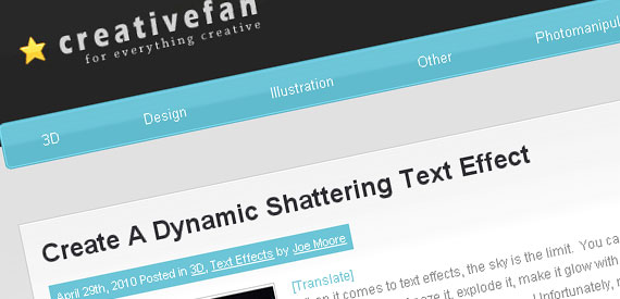 creativefan2 Photoshop tutorial round up: April 2010