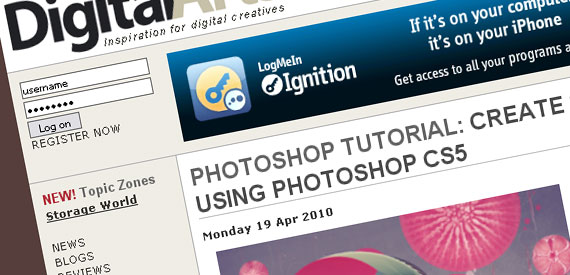 digitalarts Photoshop tutorial round up: April 2010
