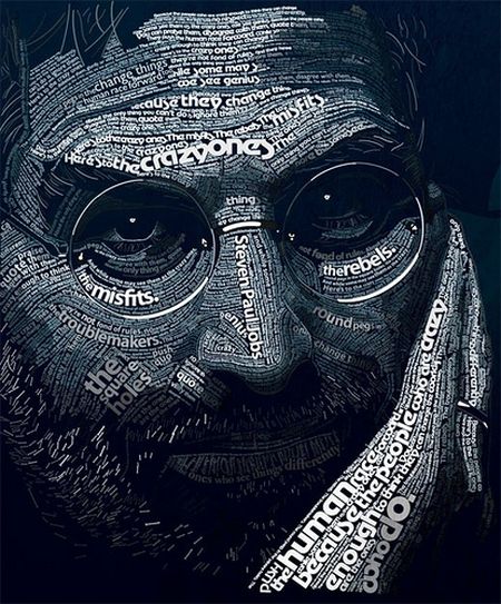 2 23 50 Stunning Typographic Portraits