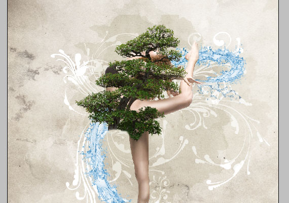 341 How to create a dynamic nature poster in Photoshop