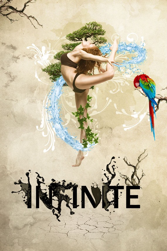 57.1 How to create a dynamic nature poster in Photoshop