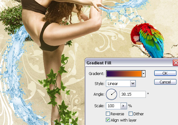 57 How to create a dynamic nature poster in Photoshop