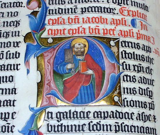 708px Illuminated.bible .closeup.arp  550x466 The Influence of Art History on Modern Design   Gothic Style