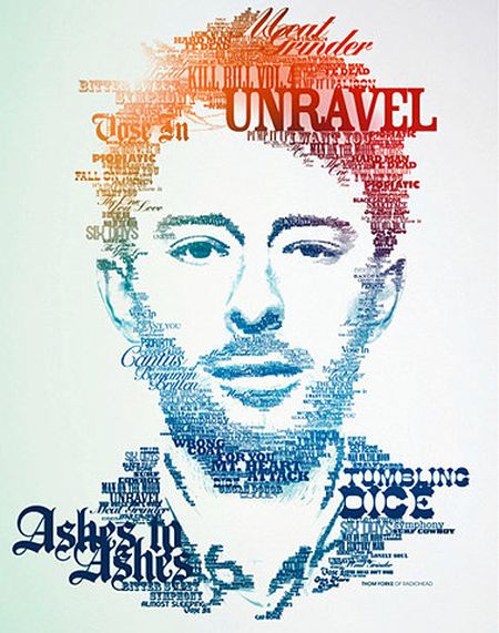 91 50 Stunning Typographic Portraits