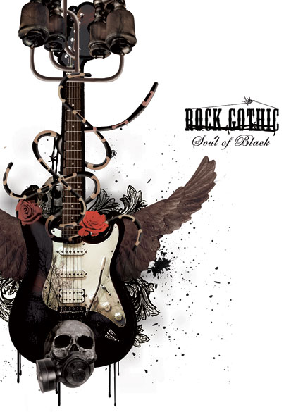 Gothic_guitar_by_piemborland Gothic guitar by piemborland The Influence of Art History on Modern Design Gothic Style